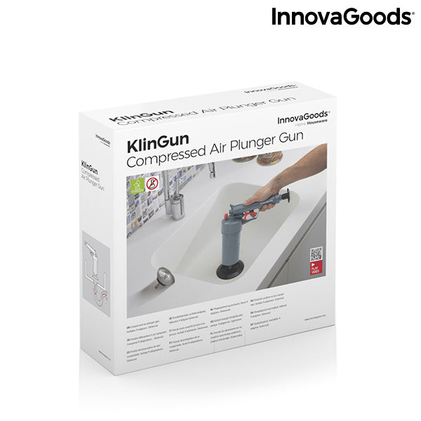 Universal Compressed Air Unblocking Gun with Adaptors KlinGun