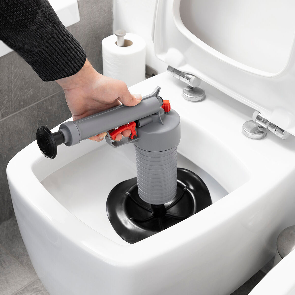 Universal Compressed Air Unblocking Gun with Adaptors KlinGun